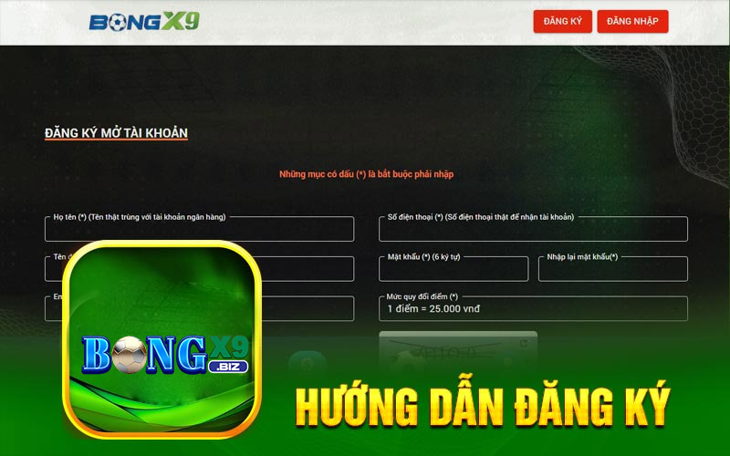 Bongx9 - Nhà Cái Cá Cược Thể Thao #1 Châu Á | Đăng Ký +99K Đăng ký BONGX9 có thực sự dễ dàng, nhanh chóng hay không?