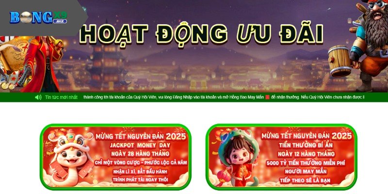 Bongx9 - Nhà Cái Cá Cược Thể Thao #1 Châu Á | Đăng Ký +99K Vô vàn sự kiện lẫn ưu đãi đặc sắc tại trang web trực tuyến
